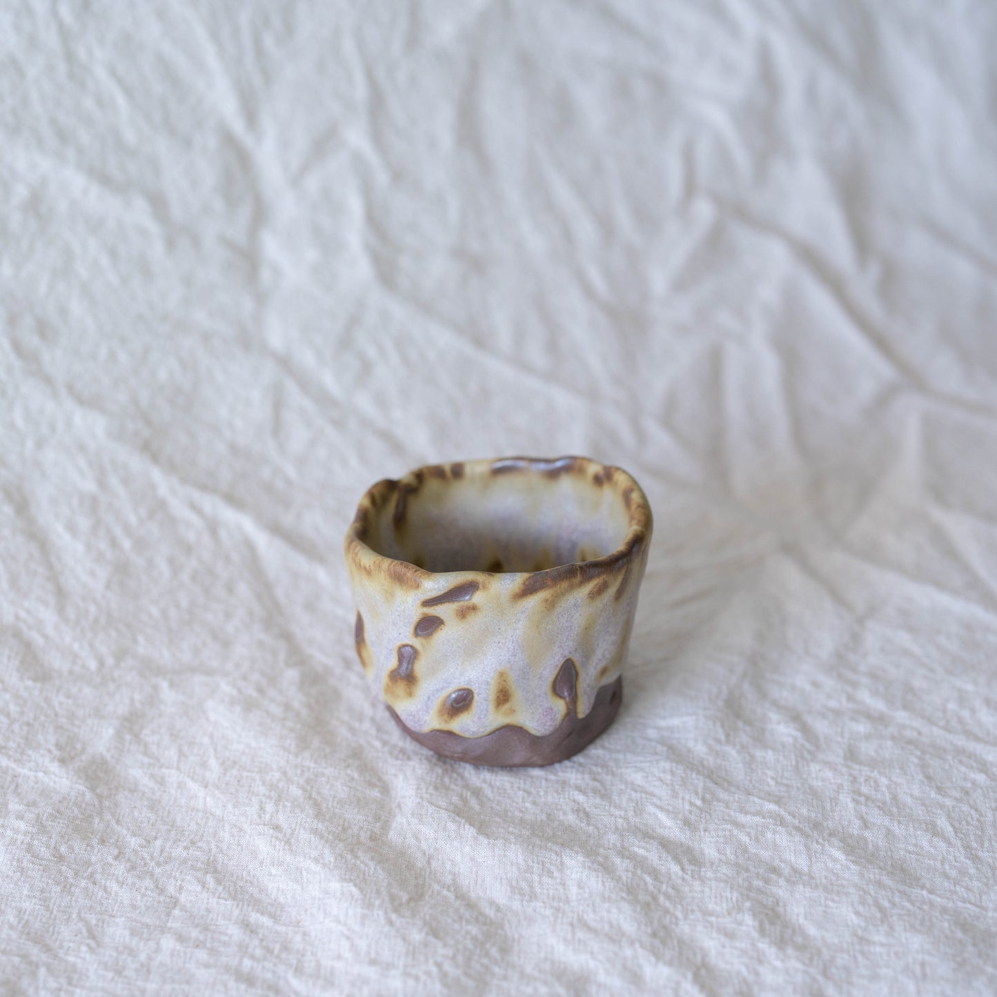Hand Pinched Shino Teacup