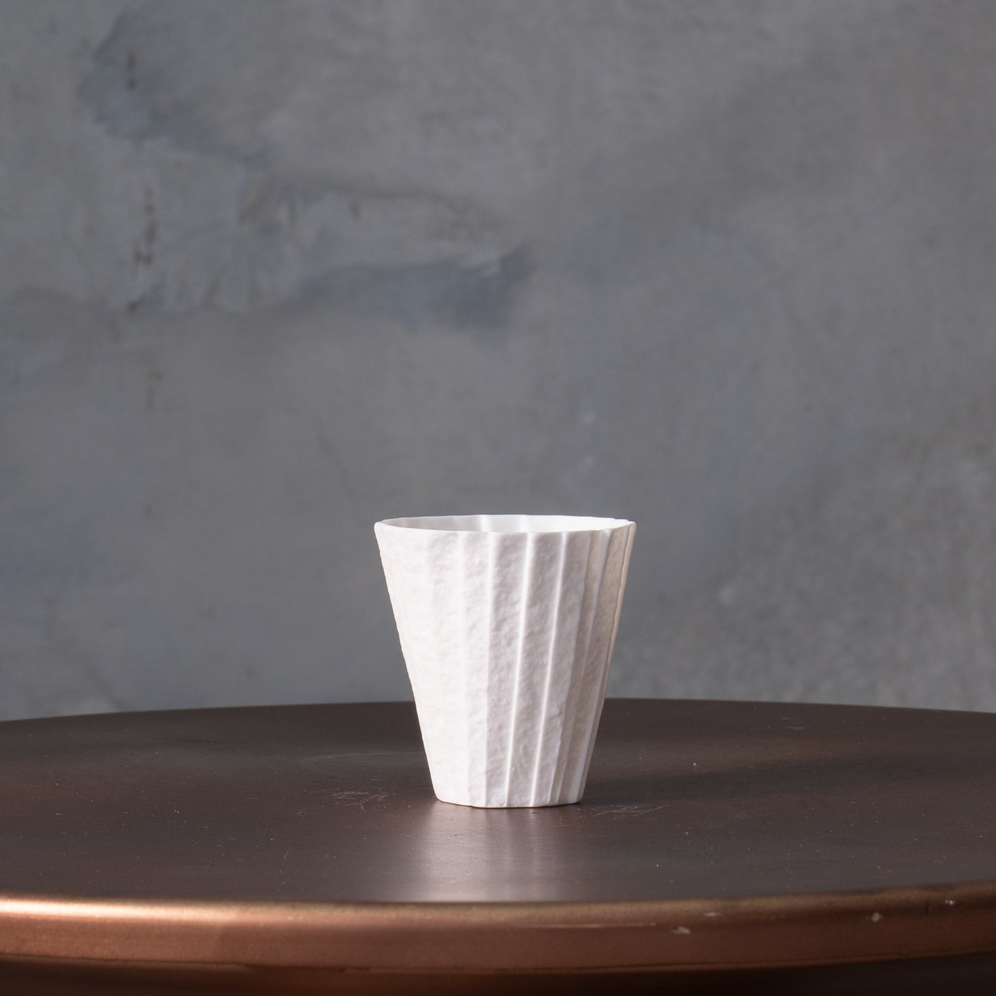 Folded Stone Teacup