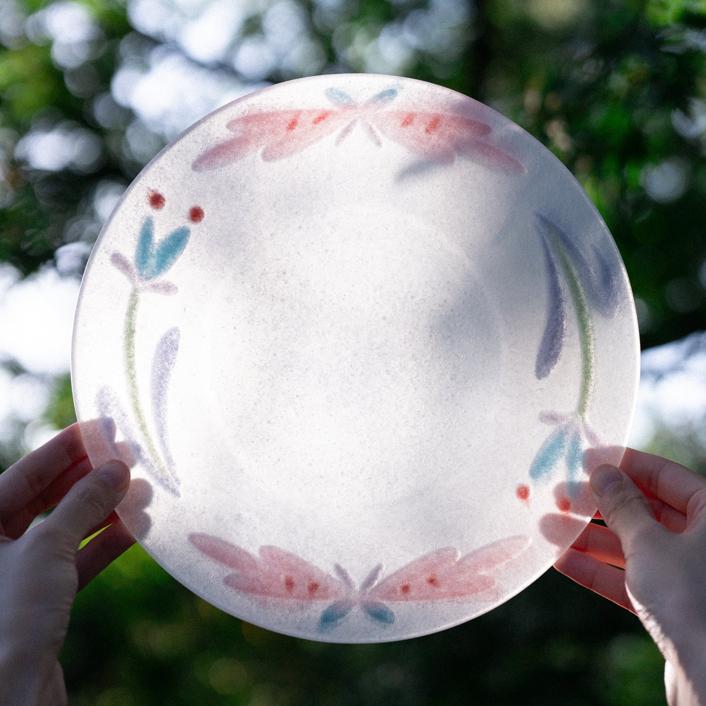Tangshui Paté de verre Plate - Large