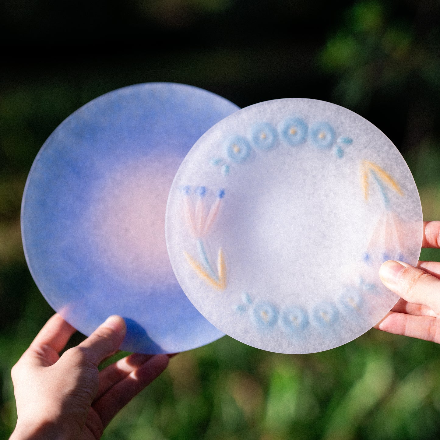 Tangshui Paté de verre Plate - 18cm