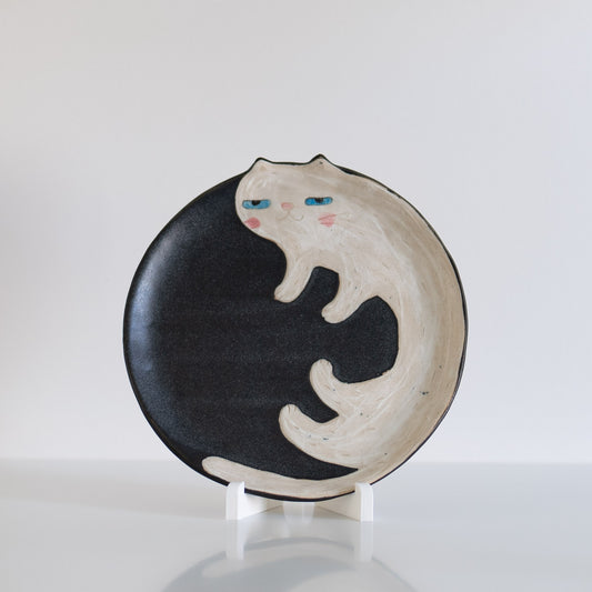 Cat Round Plate