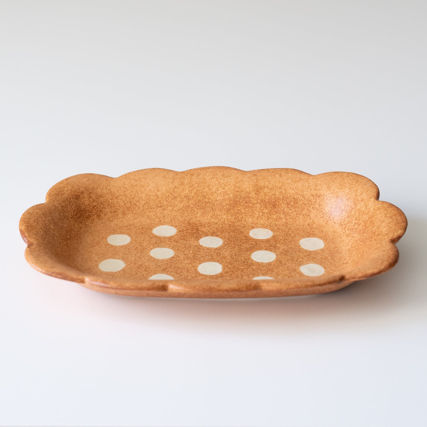 Caramel Biscuit Deep Plate