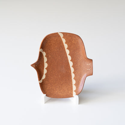 Caramel Bird Plate