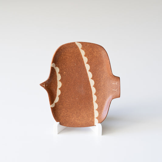 Caramel Bird Plate